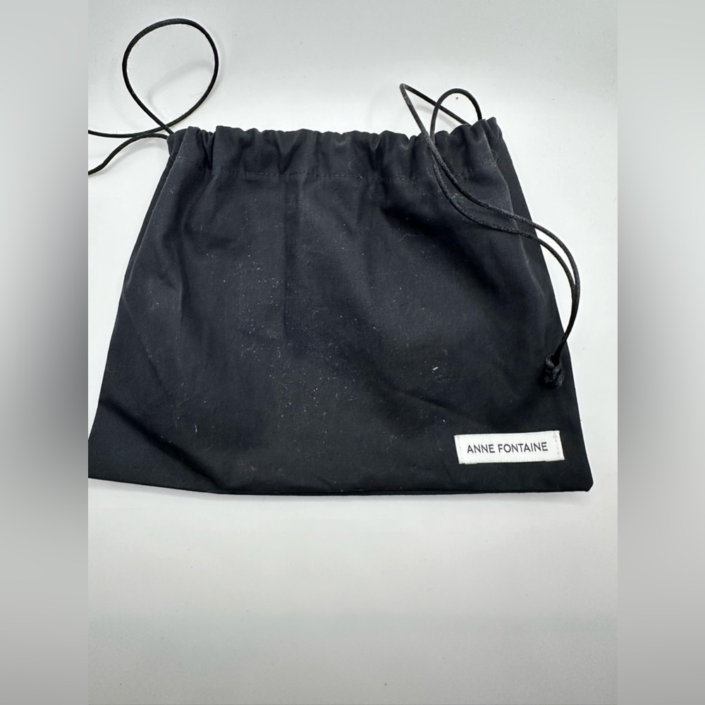 Anne Fontaine Ceinex Scarf In Black Cotton